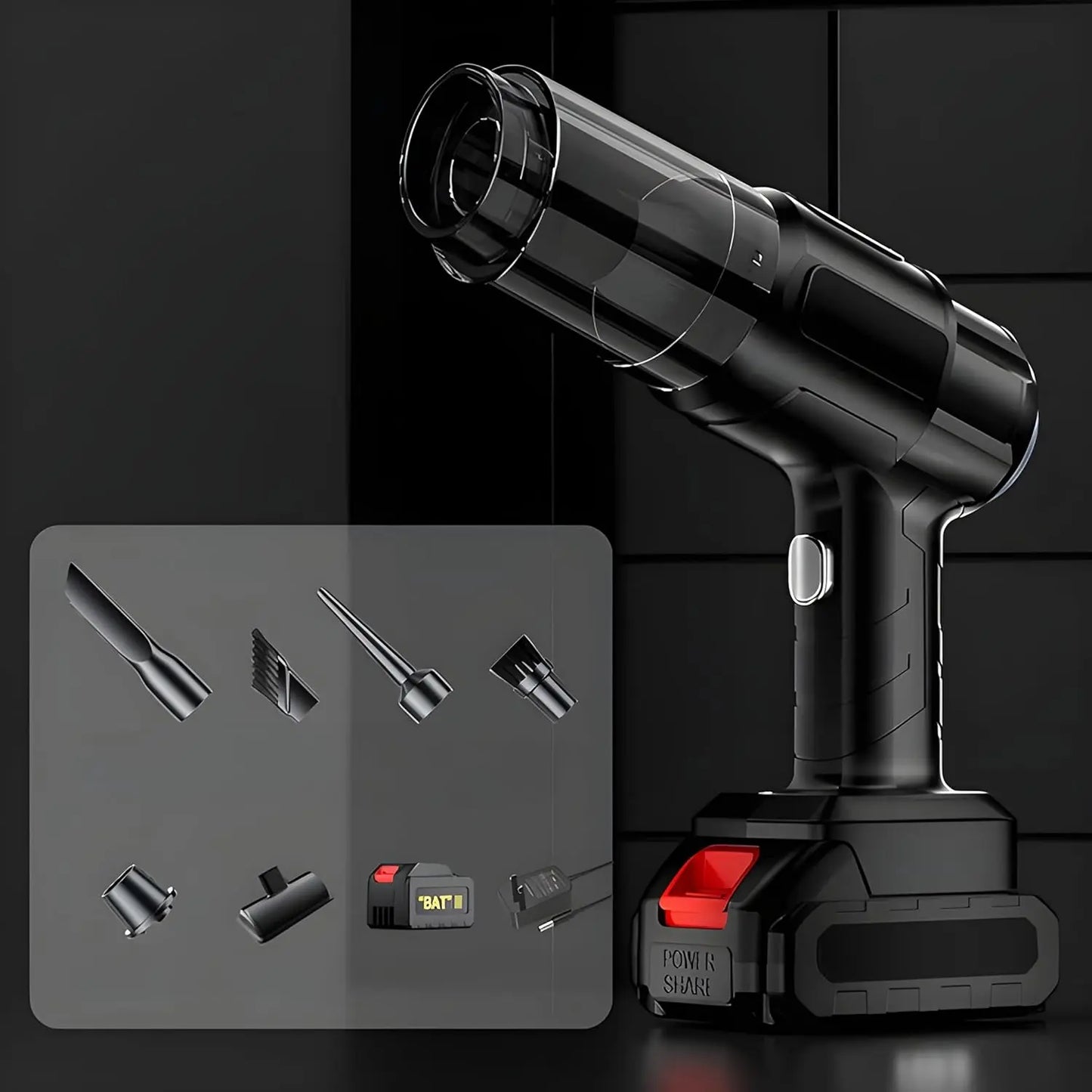 Multifunction 240v Wireless Handheld Vacuum Cleaner (1 Set) - Grandsell