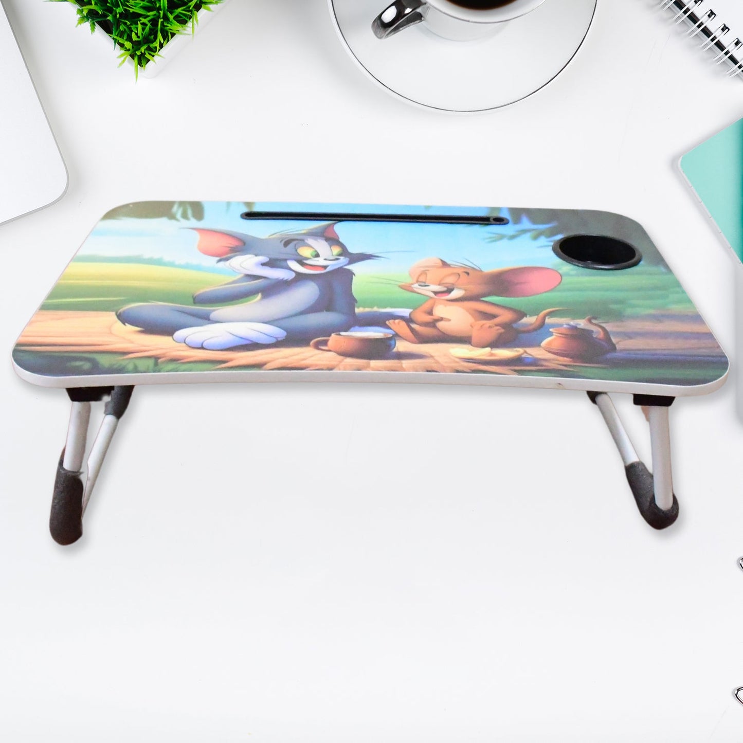 Multipurpose Portable Writing Homework Mix Cartoon Design Printed Table (1 Pc Mix Design 6141 Cm) - Grandsell