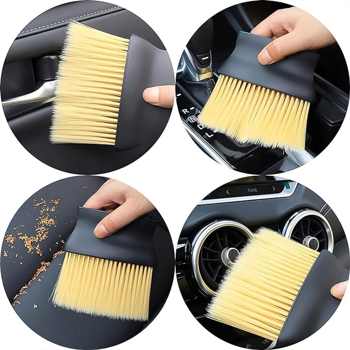 Multipurpose Soft Car Air Conditioner Cleaner Brush (1 Pc) - Grandsell