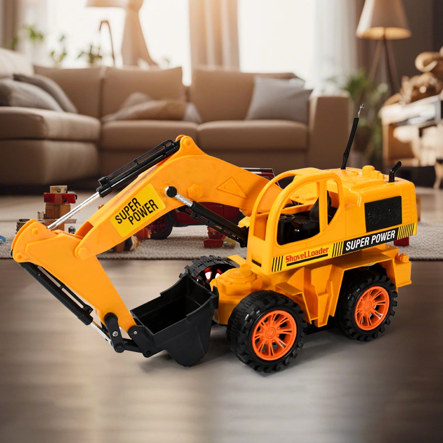 Plastic Jcb Construction Toy Remote Control Jcb Toys For Kids Boys Super Power Remote Control Jcb Truck Construction Toy (1 Set) - Grandsell