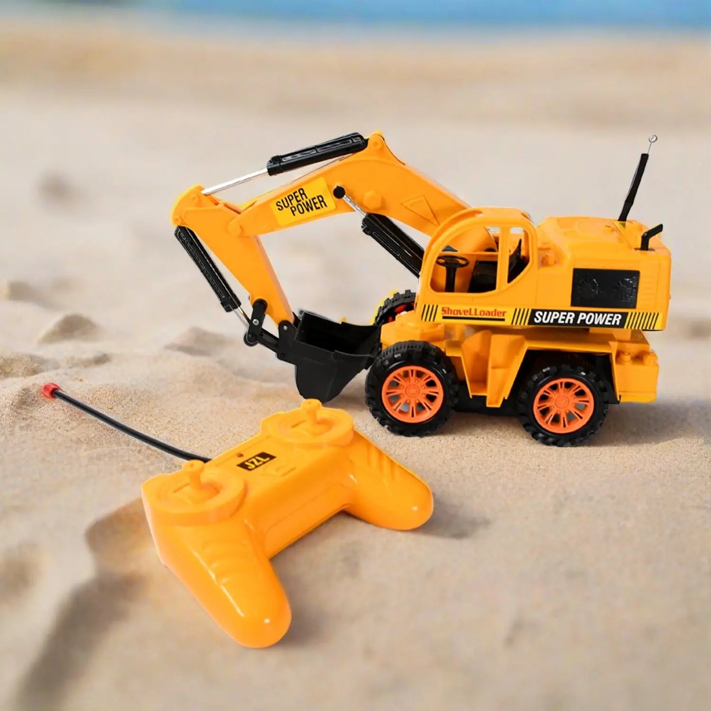 Plastic Jcb Construction Toy Remote Control Jcb Toys For Kids Boys Super Power Remote Control Jcb Truck Construction Toy (1 Set) - Grandsell