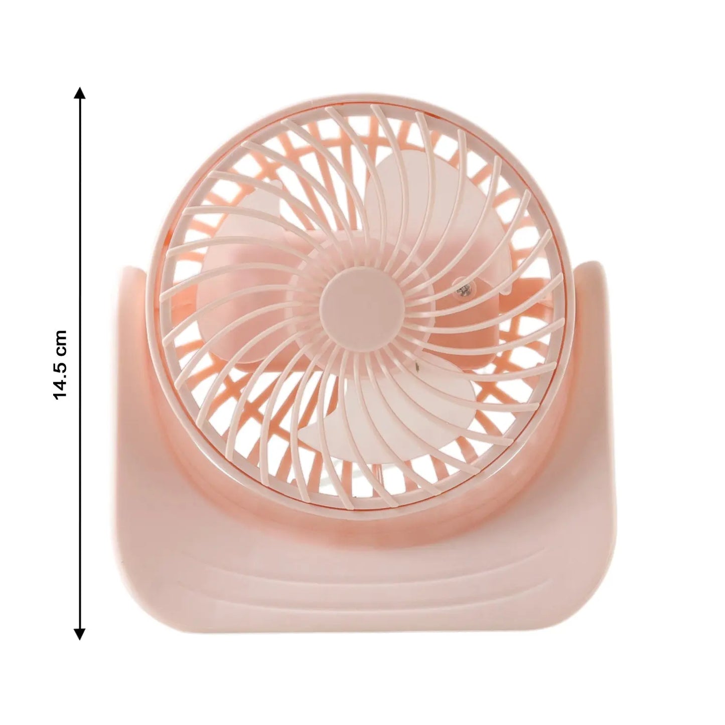 Plug And Play Silent Desktop Mini Fan With Adjustable Tilt Head (1 Pc) - Grandsell