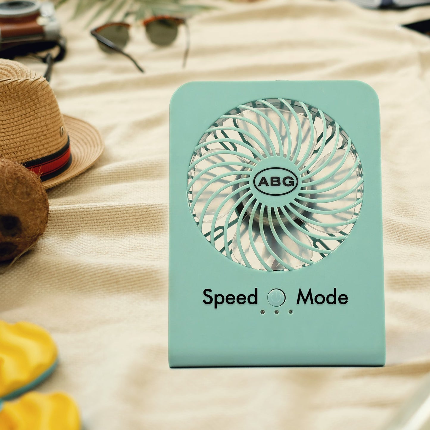 Portable Desk Fan Big Table Fan 3 Step Speed Setting Fan Personal Desk Fan Suitable For Office School Home Use (Battery Not Include) - Grandsell