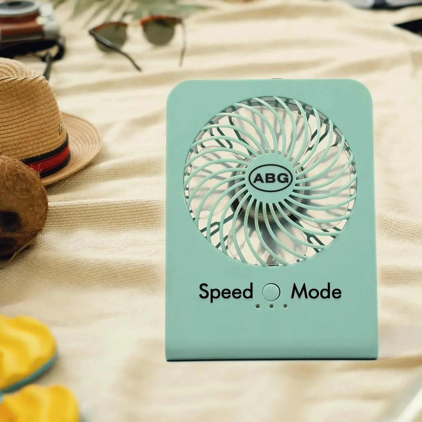Portable Desk Fan Big Table Fan 3 Step Speed Setting Fan Personal Desk Fan Suitable For Office School Home Use (Battery Not Include) - Grandsell