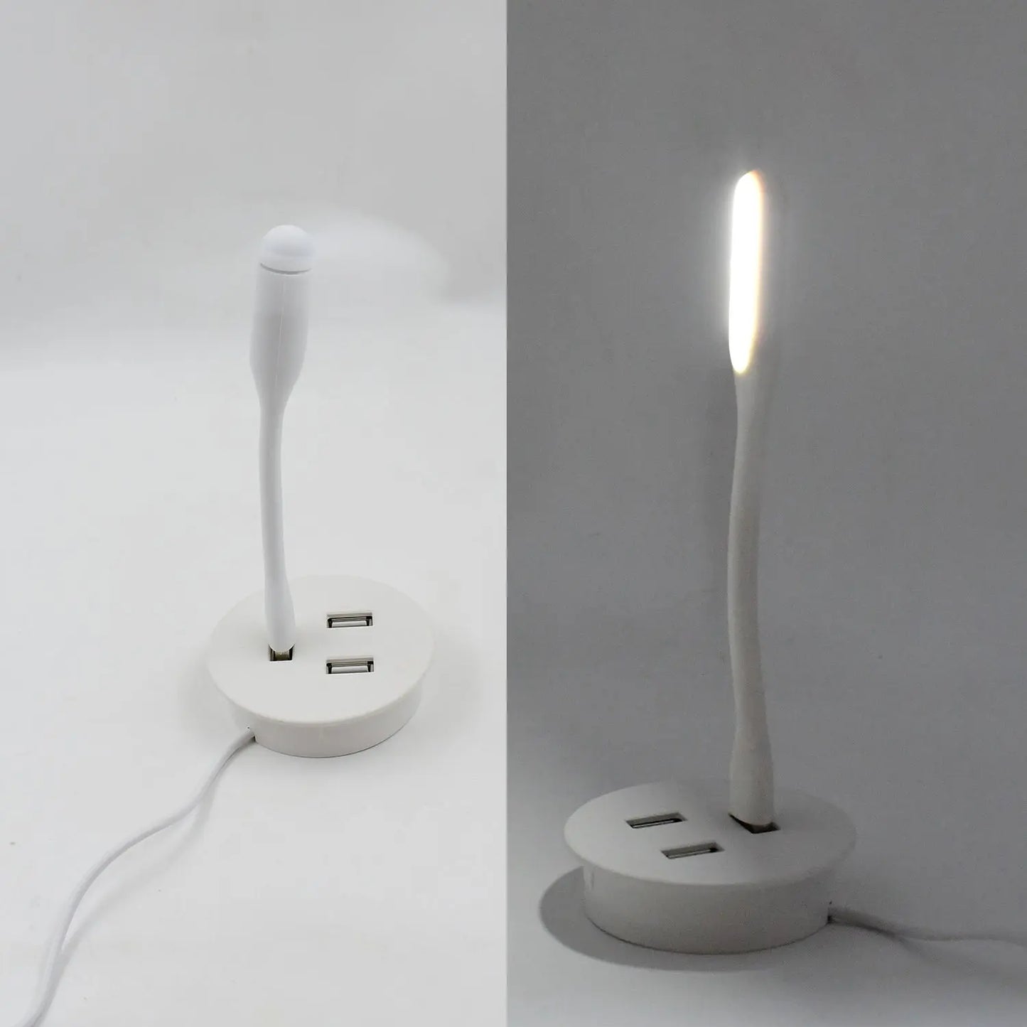 Portable Mini Usb Fan Usb Ligh Usb 3 Hub Port Combo - Grandsell
