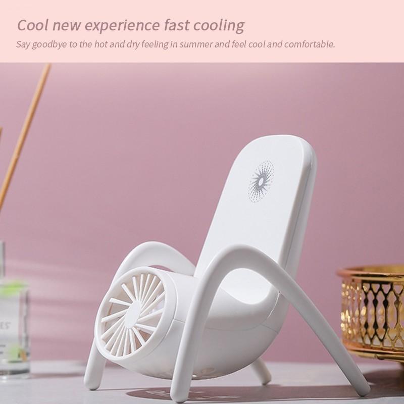 Portable Mobile Phone Holder Fan Personal Fan Multi - Function Fan Handheld Charging Fan (Battery Not Include) - Grandsell