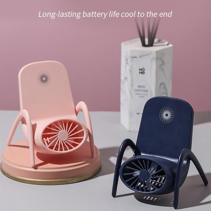 Portable Mobile Phone Holder Fan Personal Fan Multi - Function Fan Handheld Charging Fan (Battery Not Include) - Grandsell