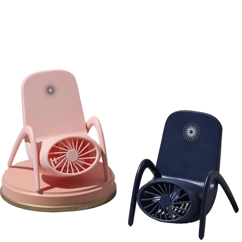 Portable Mobile Phone Holder Fan Personal Fan Multi - Function Fan Handheld Charging Fan (Battery Not Include) - Grandsell