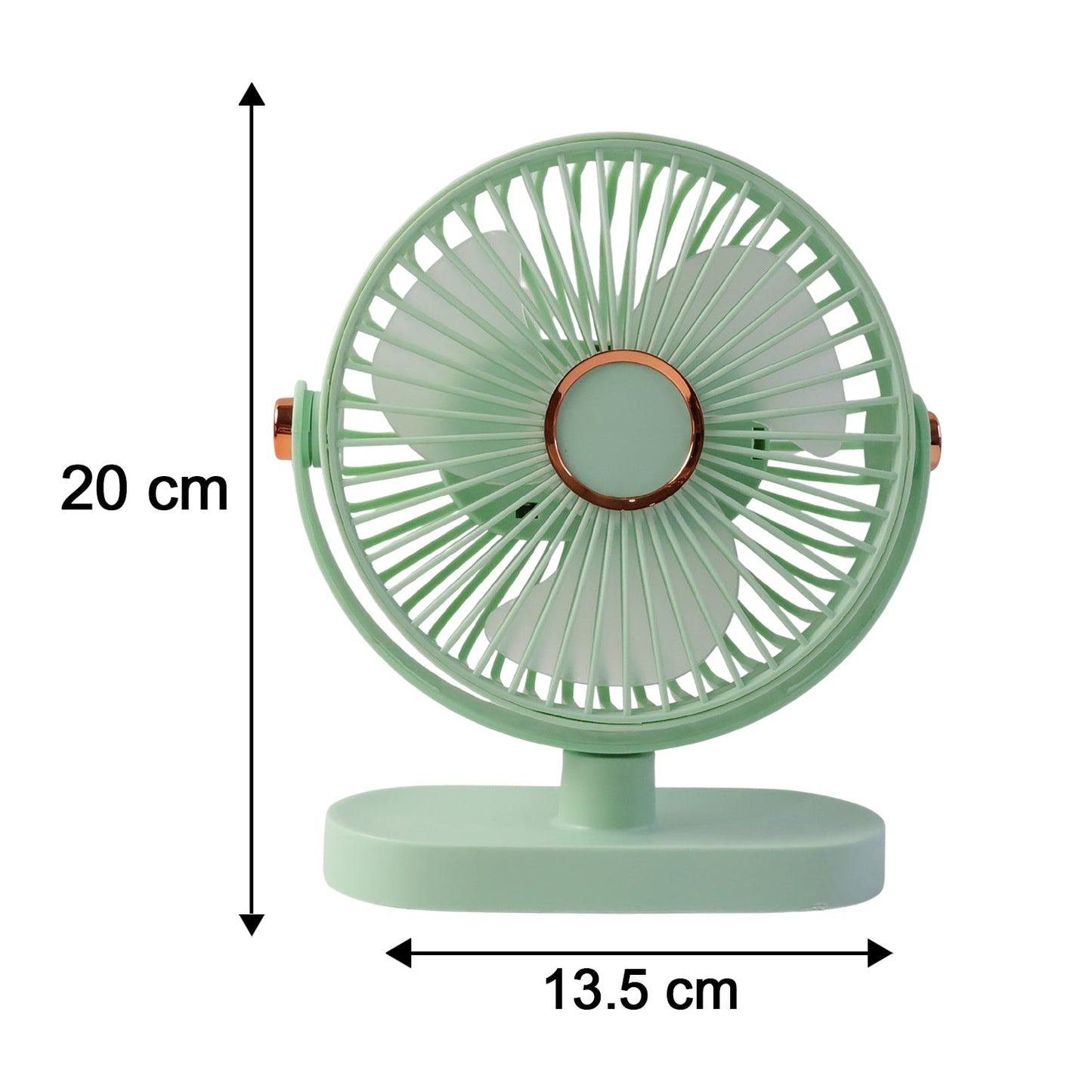 Portable Rechargeable Table Fan Compact Usb Desk Fan - Grandsell