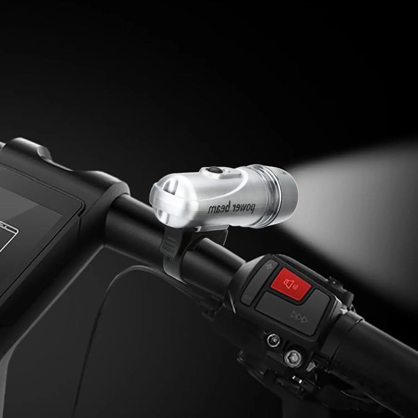 Power Beam Led Bicycle Headlight - (1 Pc) - Grandsell
