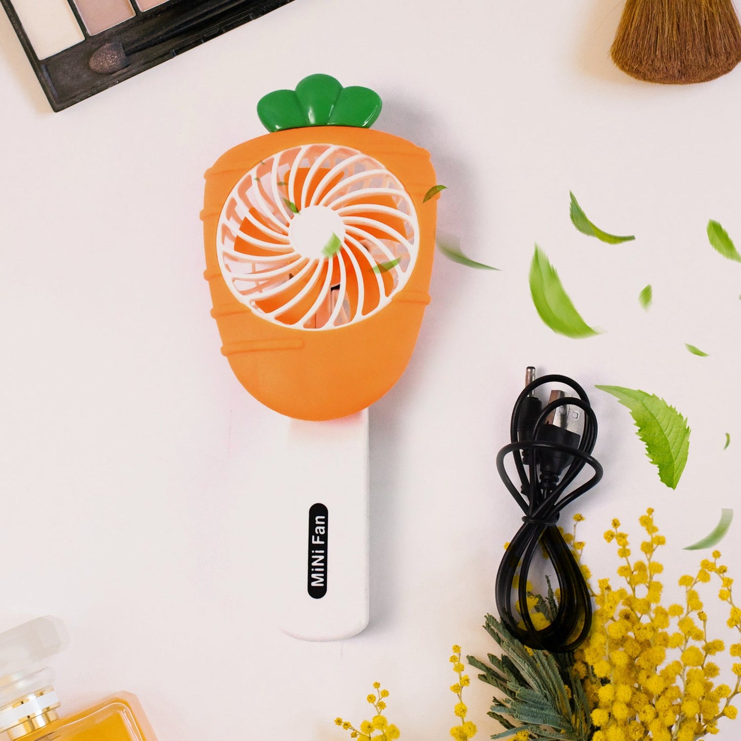 Rechargeable Handheld Mini Fan (Battery Not Included Mix Color) - Grandsell
