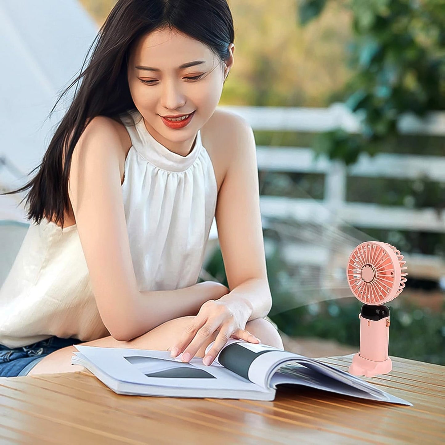 Rechargeable Portable Handheld Fan (1 Pc) - Grandsell