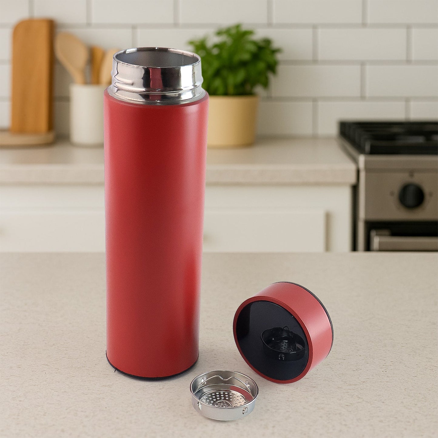 Red Vacuum Insulated Water Bottle (1 Pc 500ml) - Grandsell