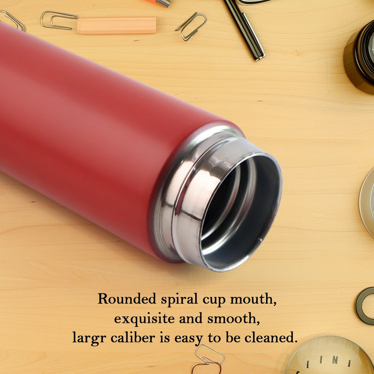 Red Vacuum Insulated Water Bottle (1 Pc 500ml) - Grandsell