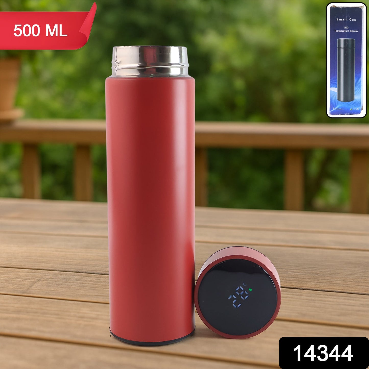 Red Vacuum Insulated Water Bottle (1 Pc 500ml) - Grandsell