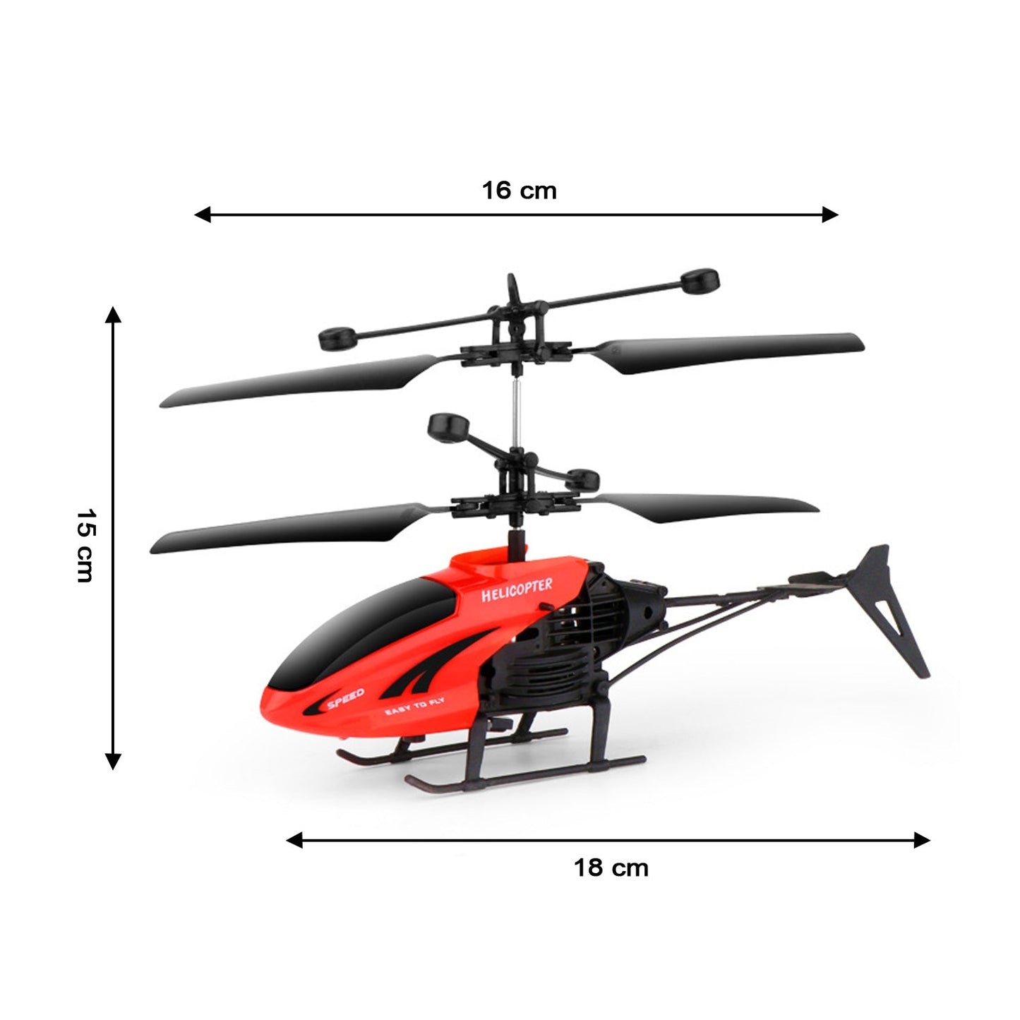 Remote Control Helicopter With Usb Chargeable Cable For Boy And Girl Children (Pack Of 1) - Grandsell