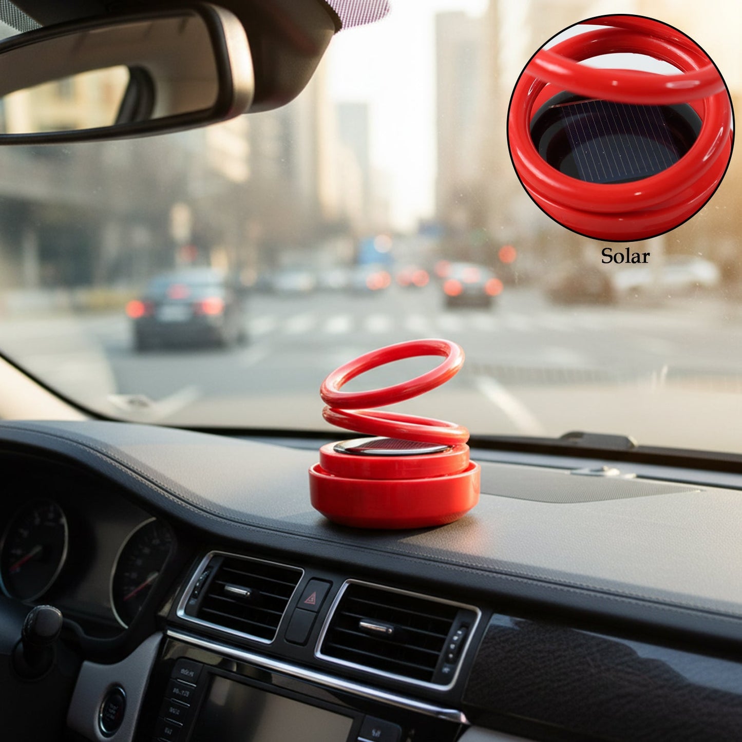 Small Solar Car Aroma Air Freshener (1 Pc) - Grandsell