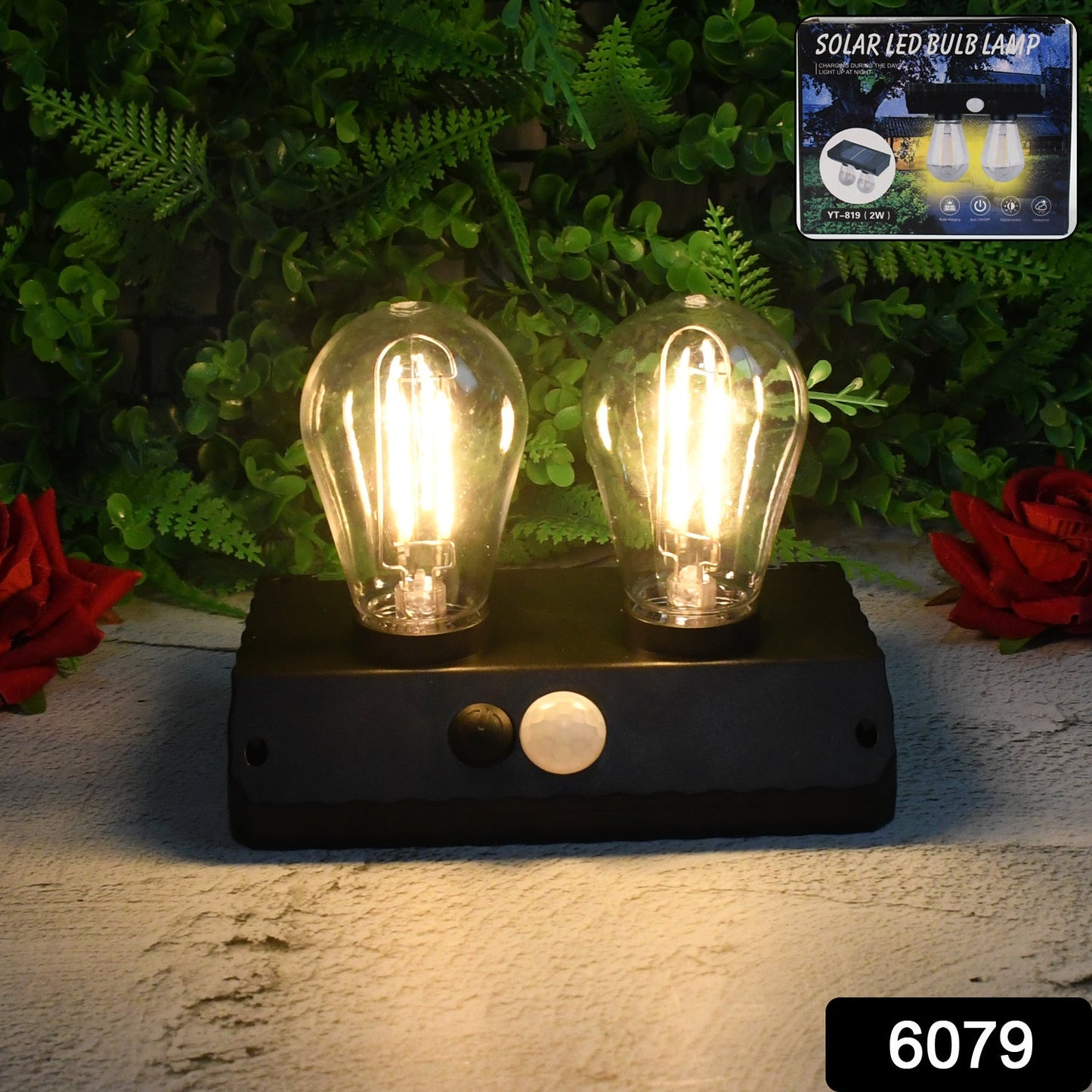 Solar Double Led Bulb Lamp Yt - 819 - 2w (1 Pc) - Grandsell