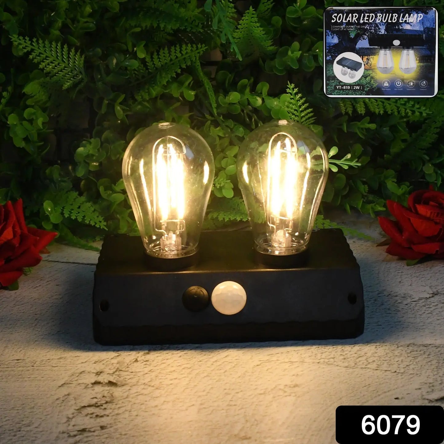 Solar Double Led Bulb Lamp Yt - 819 - 2w (1 Pc) - Grandsell