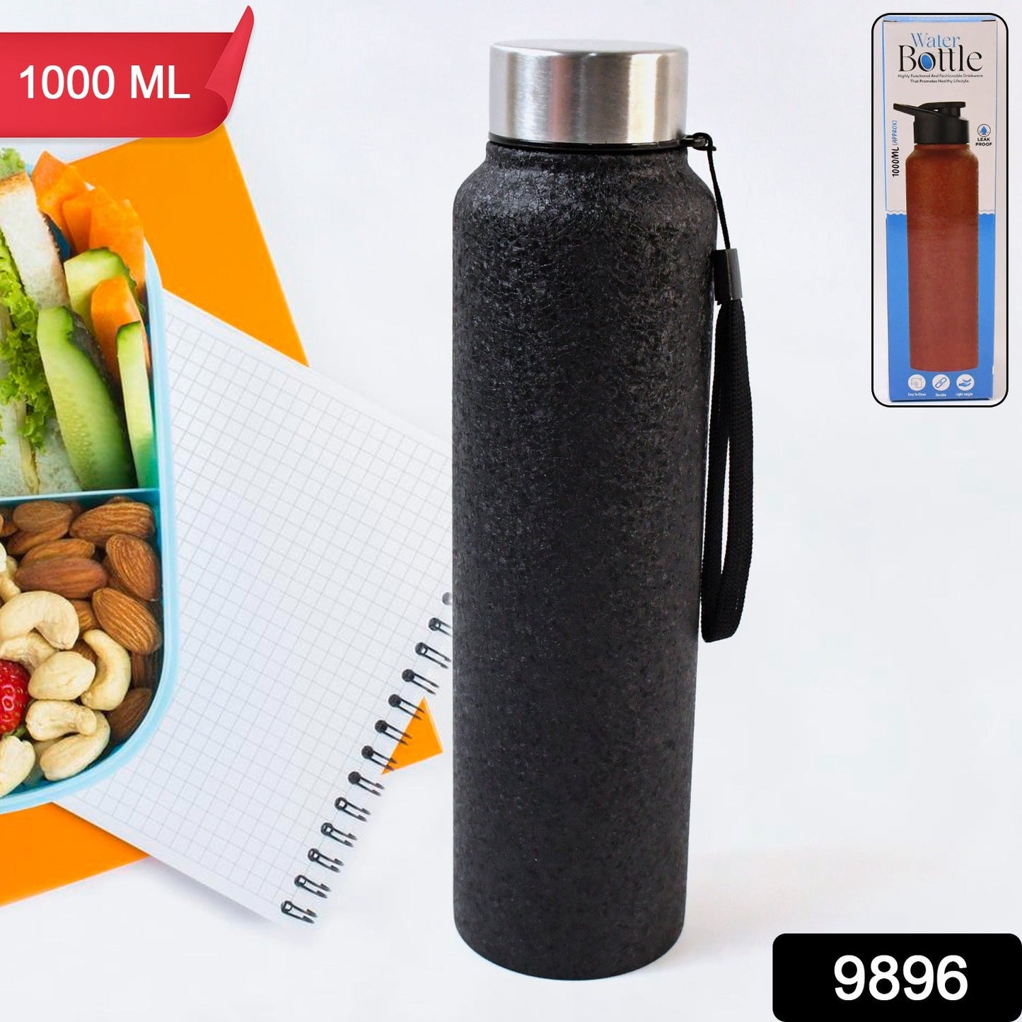 Stainless Steel Double Wall Vacuum - insulated Drink Water Bottle (1000 Ml Approx) - Grandsell