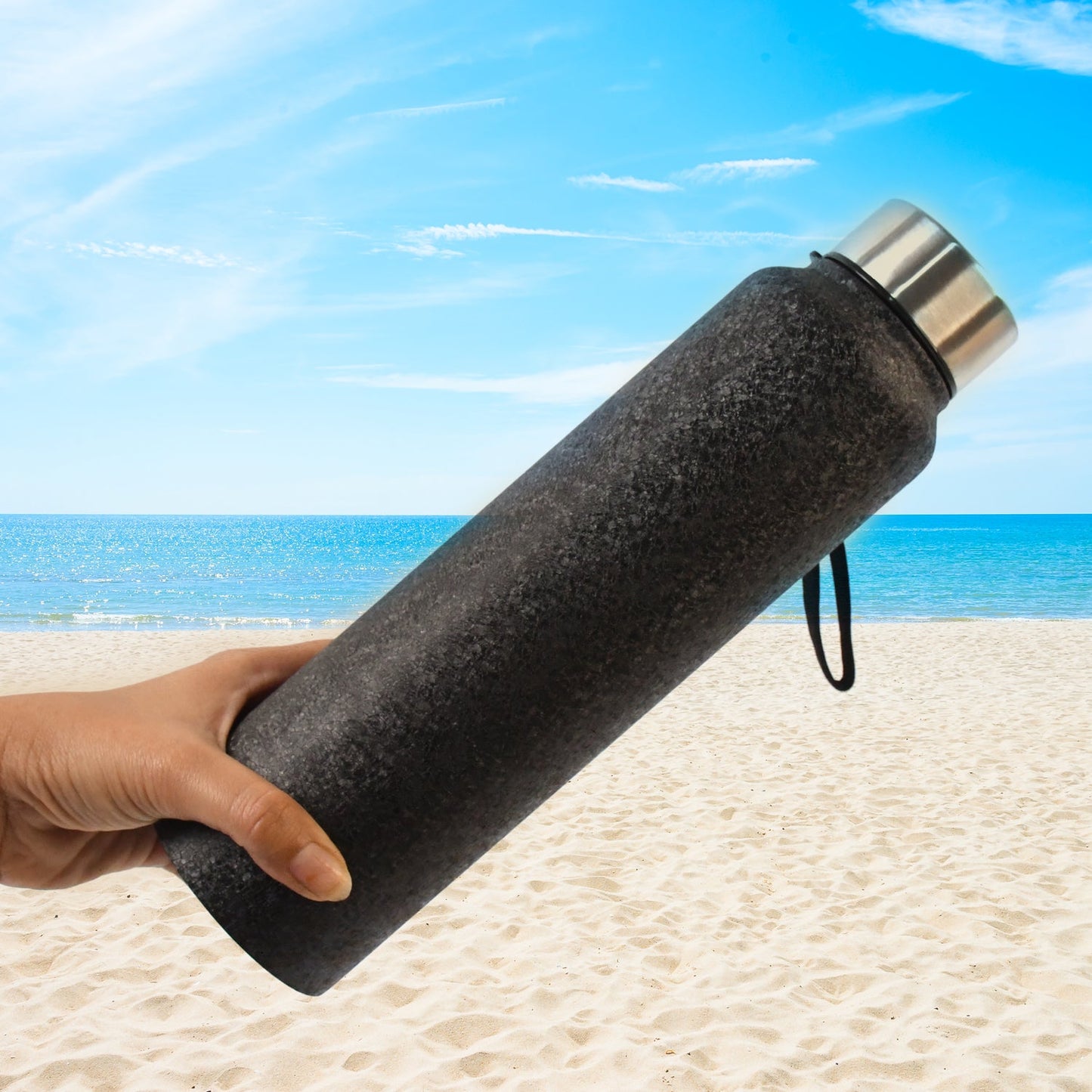 Stainless Steel Double Wall Vacuum - insulated Drink Water Bottle (1000 Ml Approx) - Grandsell