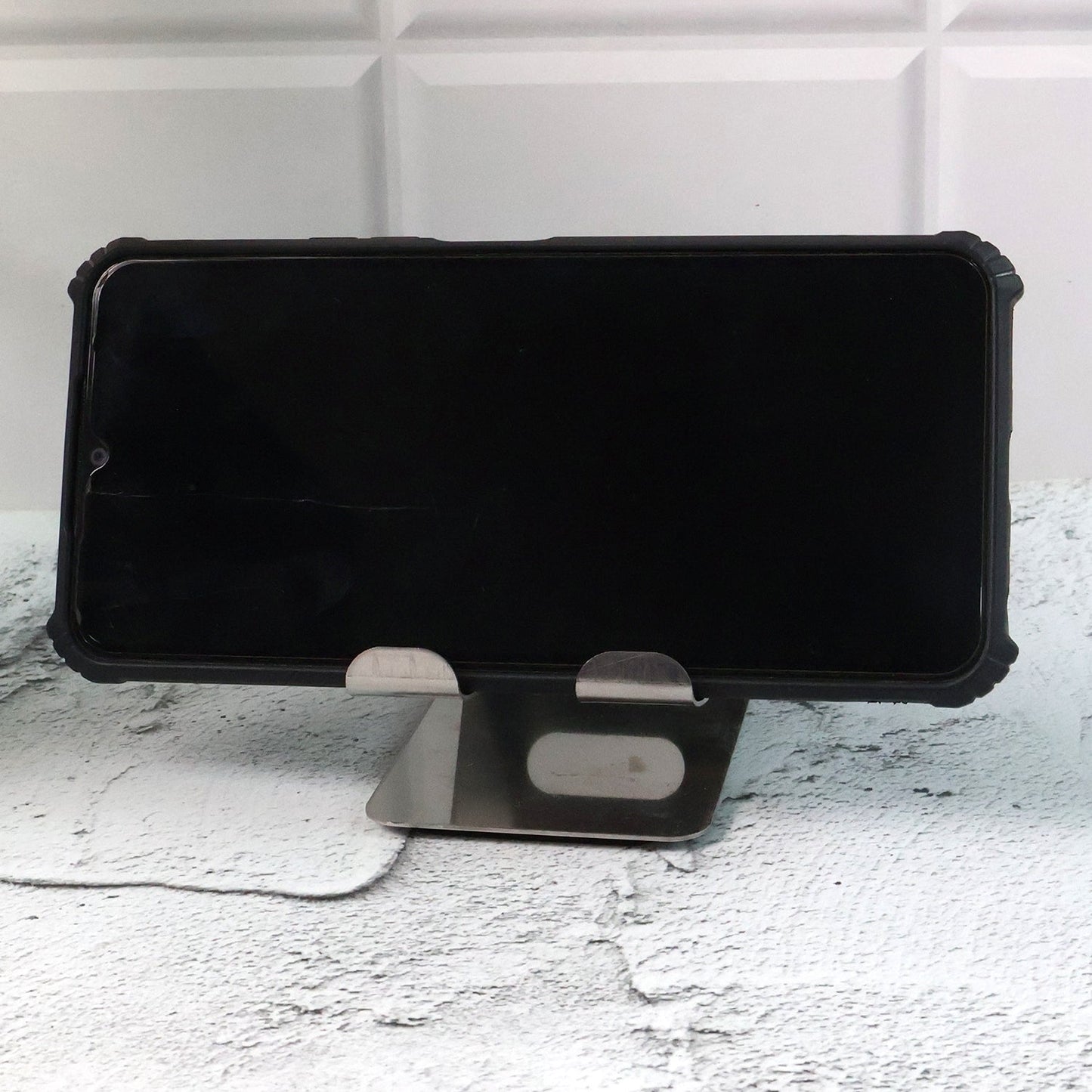 Stainless Steel Universal Mobile Tablet Stand Holder - (1 Pc) - Grandsell