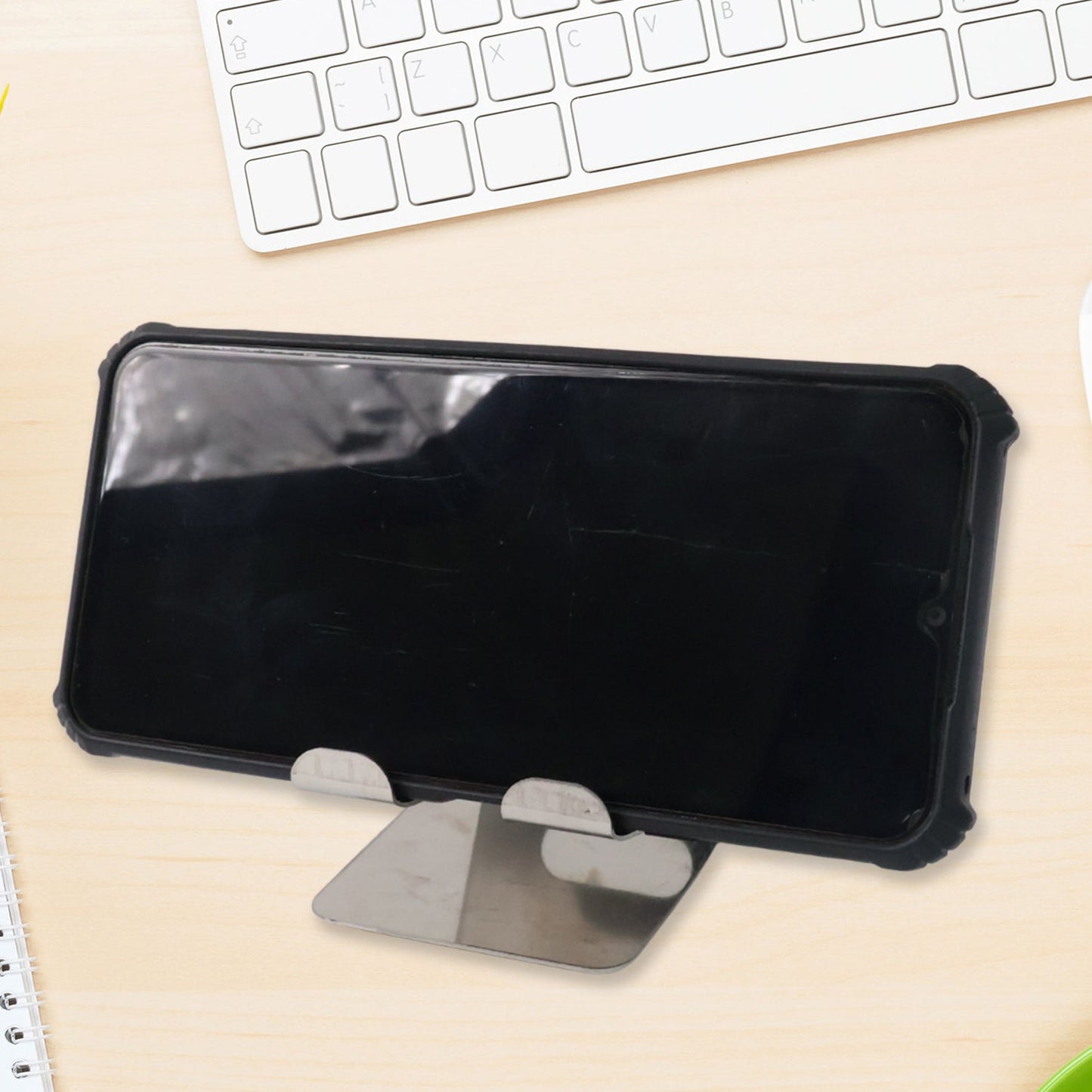 Stainless Steel Universal Mobile Tablet Stand Holder - (1 Pc) - Grandsell