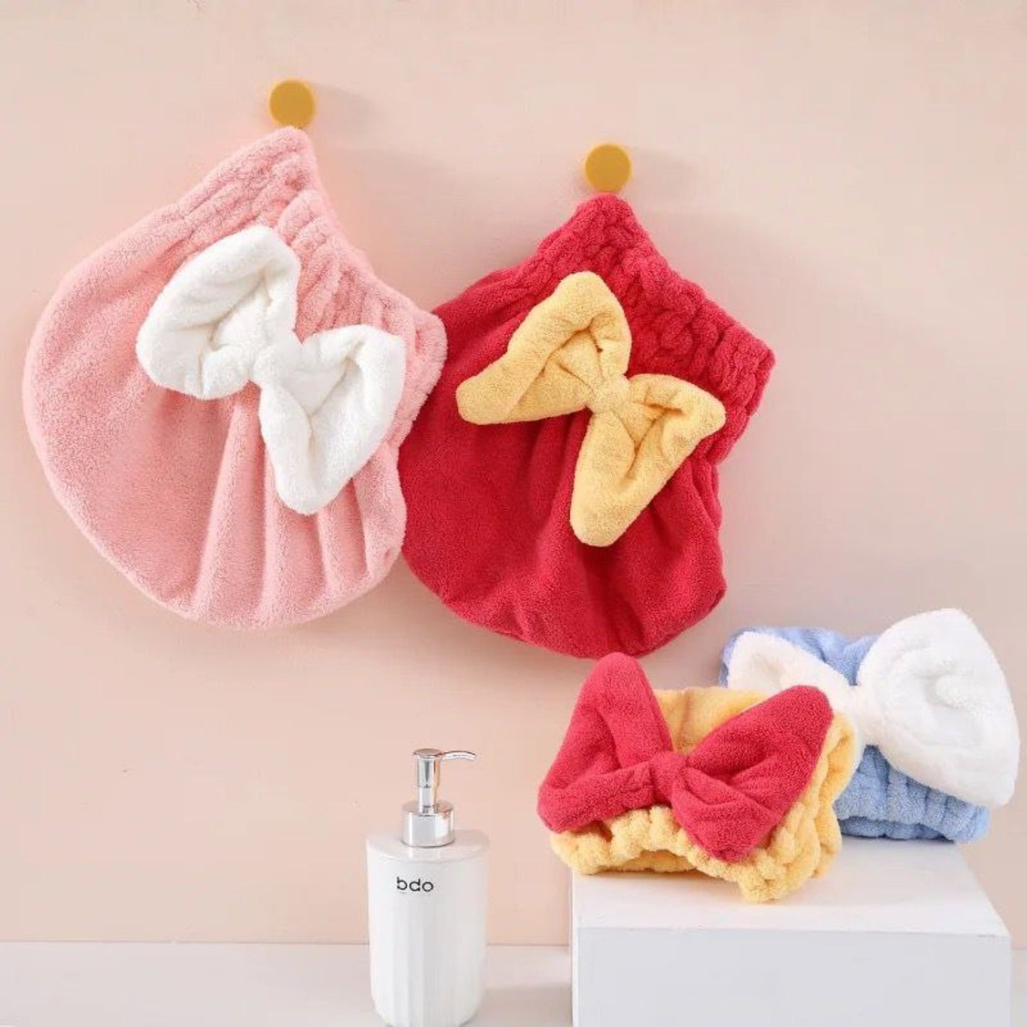 Super Absorbent Hair Towel Wrap for Wet Hair – Quick - Dry Microfiber Wrap - Grandsell