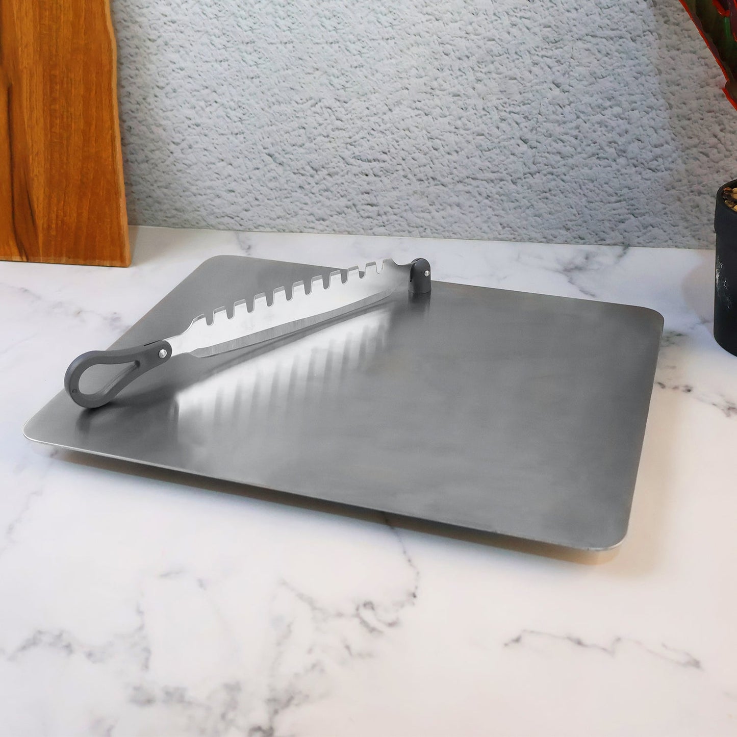 Supermom Stainless Steel Multifunctional Cut Chop Vegetable Slicer Tool (1 Pc) - Grandsell