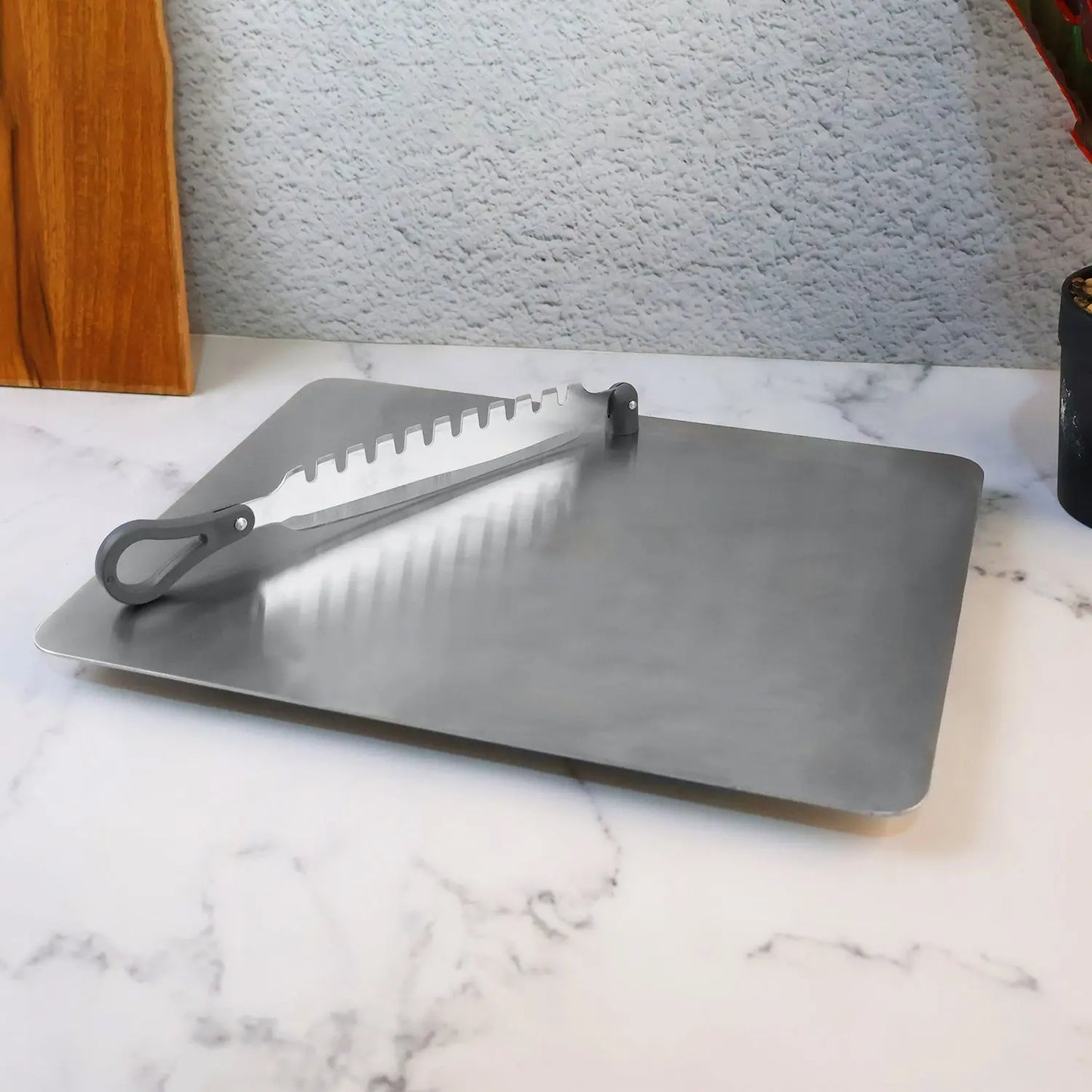Supermom Stainless Steel Multifunctional Cut Chop Vegetable Slicer Tool (1 Pc) - Grandsell