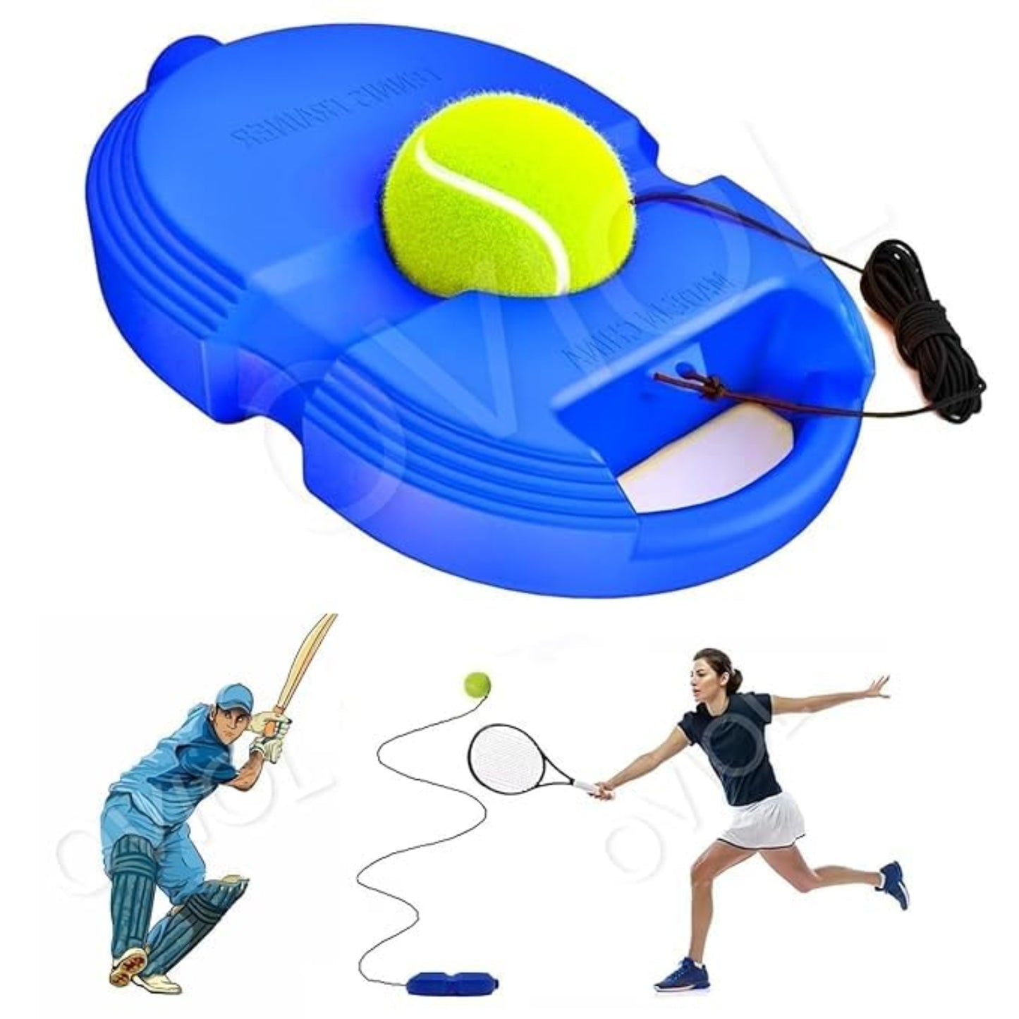 Tennis Trainer Rebound Ball with String – Solo Tennis Practice Tool - Grandsell