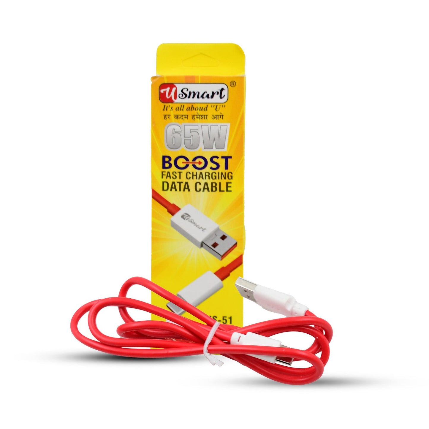 Type C Data Cable Fast Charging Data Cable (1000 Mm 65w 1 Pc) - Grandsell