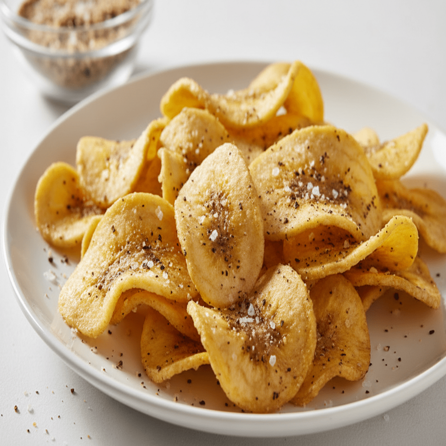 Visnacks Banana Chips Salt & Pepper Flavour | Crispy Kerala Style | Healthy & Crunchy - Grandsellbanana chips