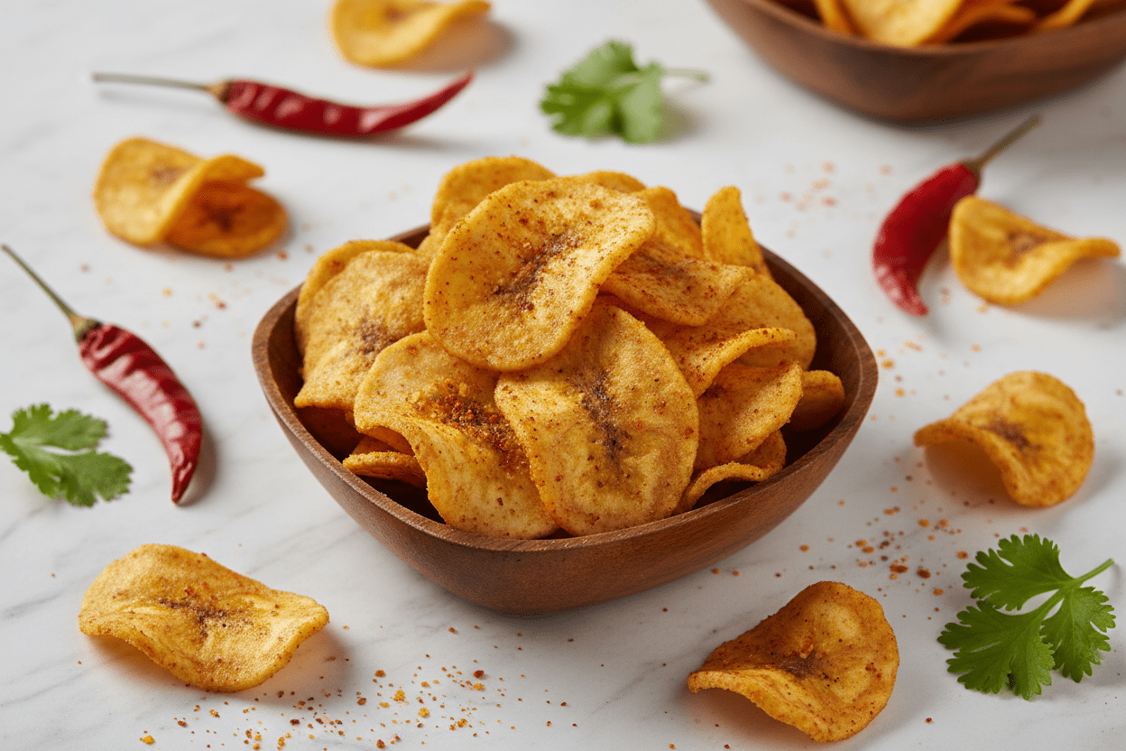 Visnacks Banana Chips – Salt & Pepper, Peri Peri & Mexican Cheese | Crunchy Indian Snacks - Grandsell
