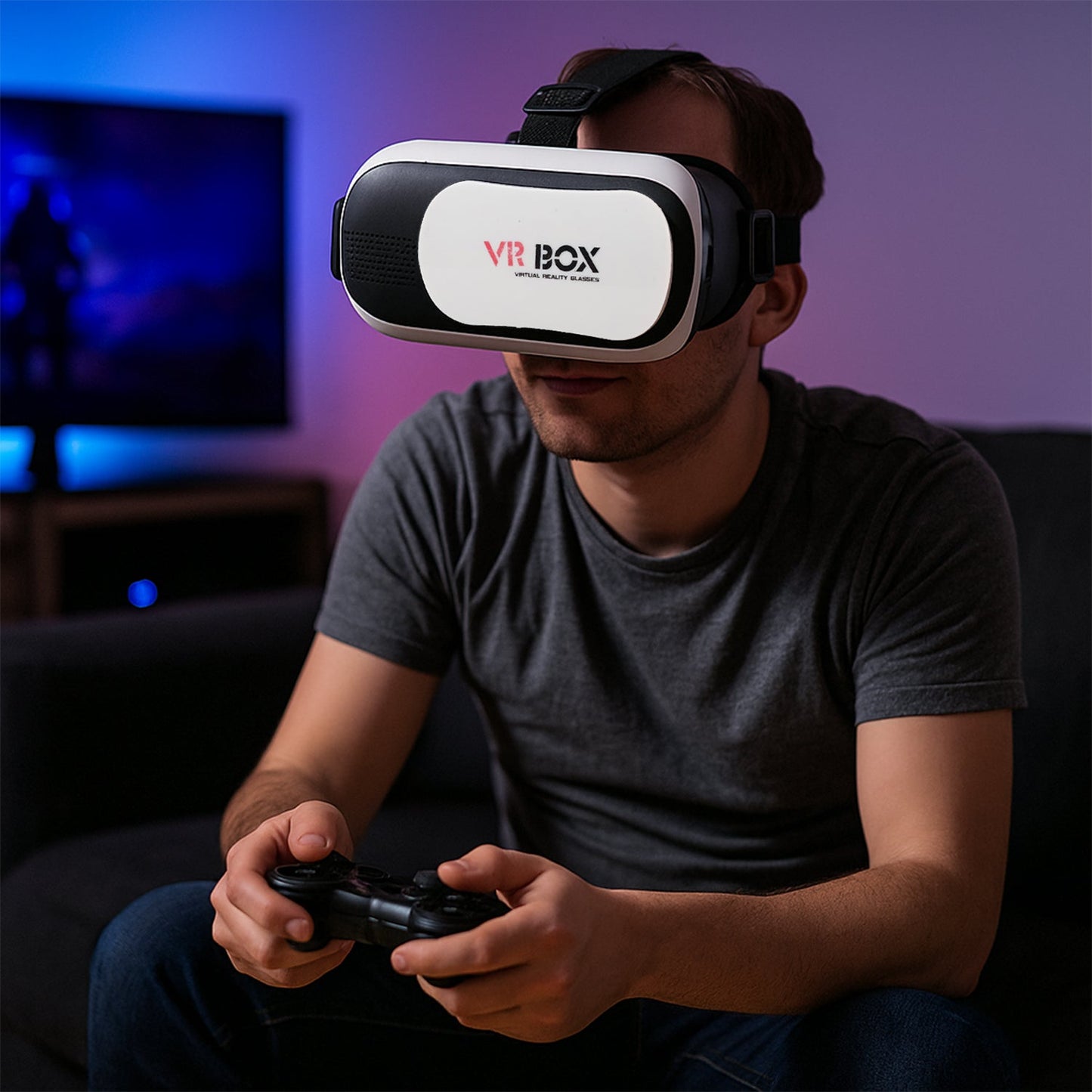 Vr Box Virtual Reality 3d Glasses Headset (1 Pc) - Grandsell