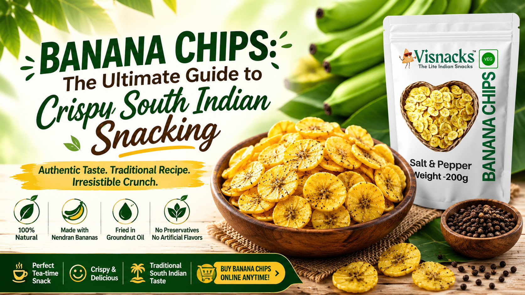 Banana Chips: The Ultimate Guide to Crispy South Indian Snacking