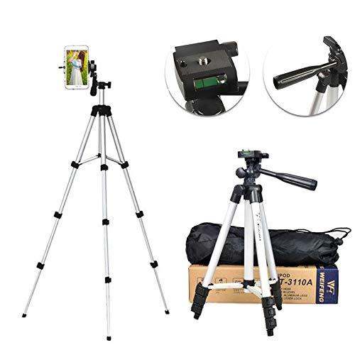 280° Rotating Camera Mobile Tripod Stand with Flexible Legs & Phone Holder | Adjustable Mini Tripod for Smartphone, Vlogging, YouTube & Photography - Grandsell