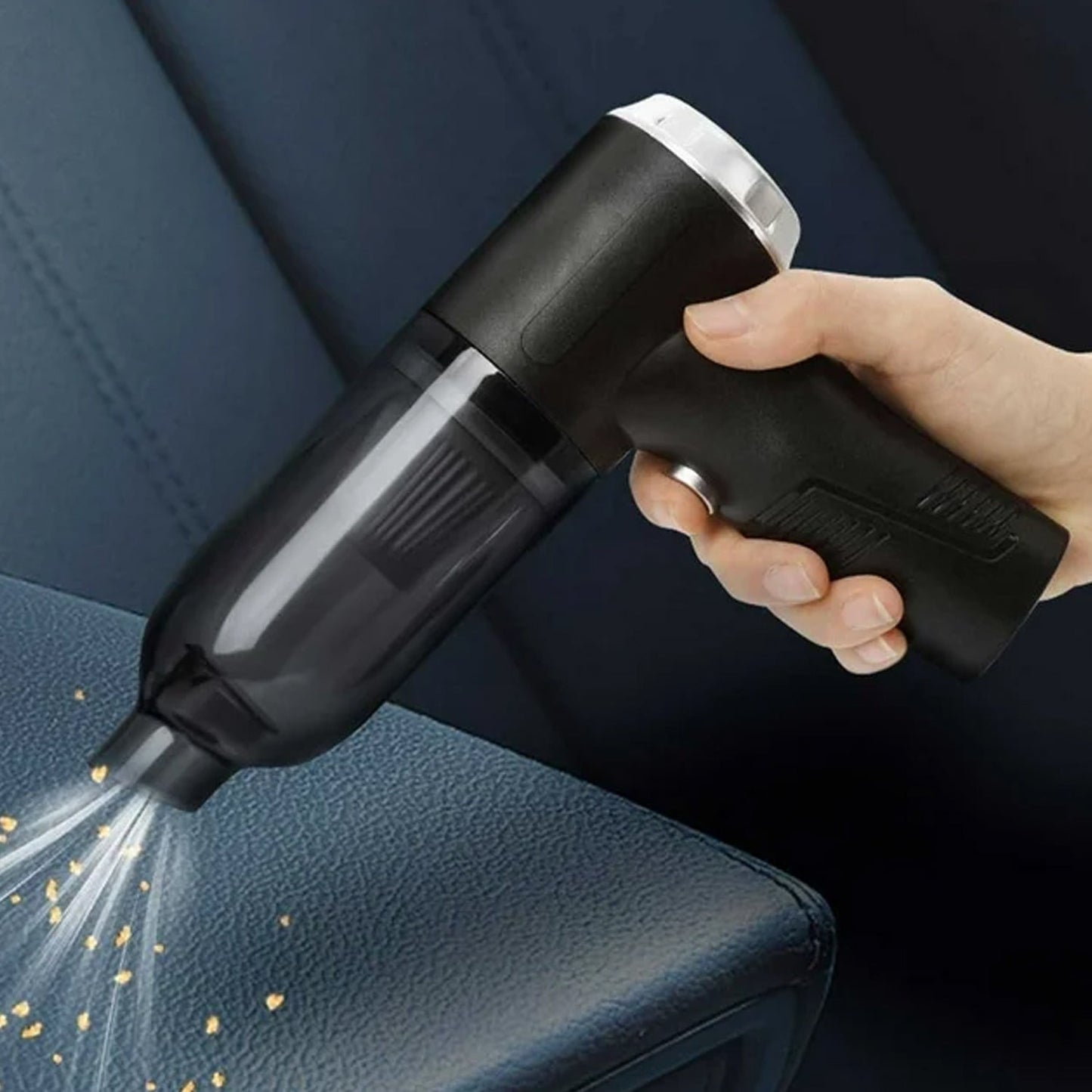 3 In 1 Car Mini Vacuum Cleaner With Blower Wireless Portable Rechargeable - Grandsell
