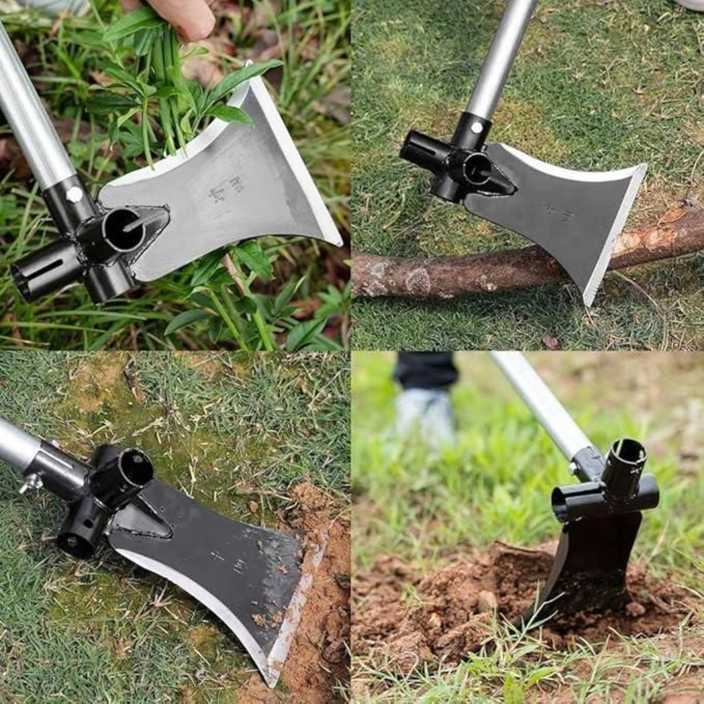 3 - in - 1 Garden Flat Axe Shovel – Multi - Tool for Digging, Cutting & Gardening - Grandsell