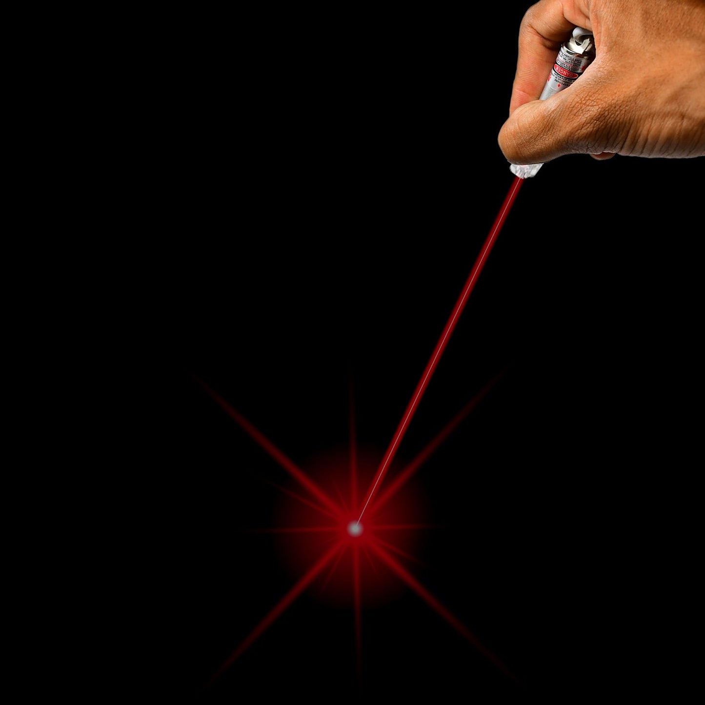 3 In1 Laser Light Led Flashlight + Torch Keychain + Laser Pointer - Grandsell