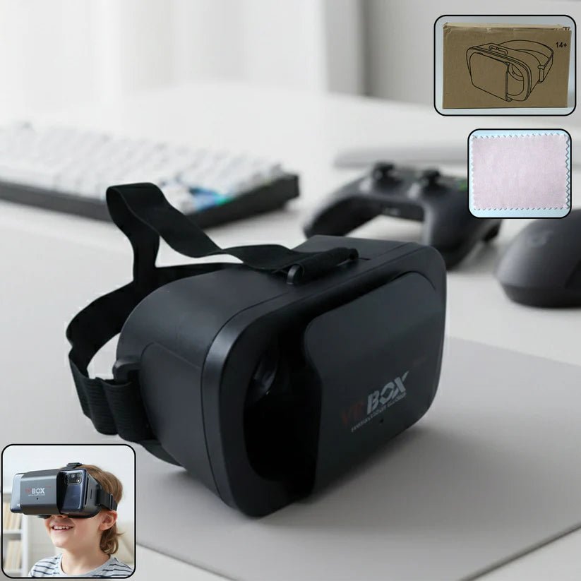 3d Vr Glasses Virtual Reality Goggles Headset For All Smartphone vr Goggles - Grandsell