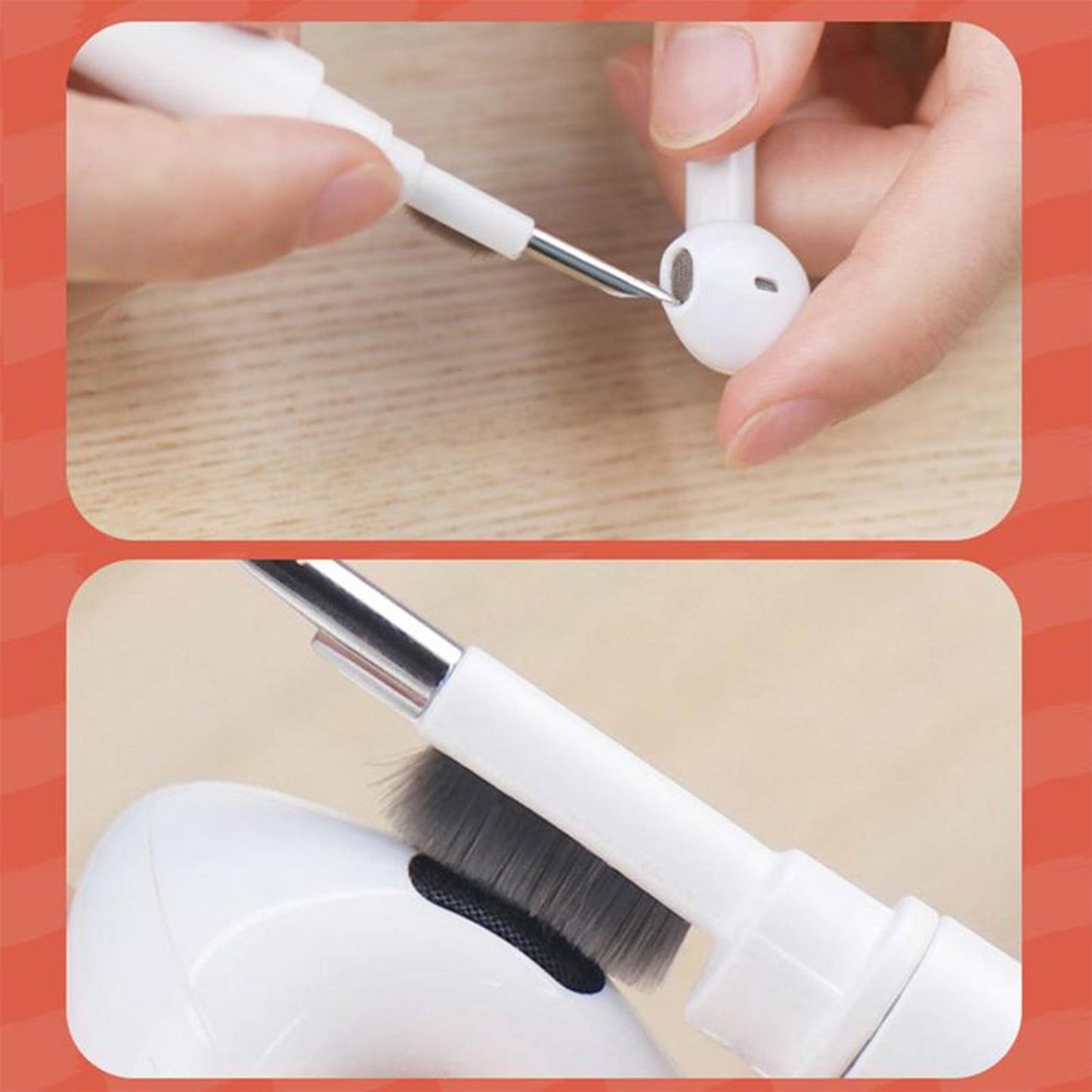 5 - in - 1 Keyboard & Laptop Cleaning Kit with Keycap Puller | Multi - Function Computer Dust Cleaning Brush for PC, Earbuds & Gadgets - Grandsell