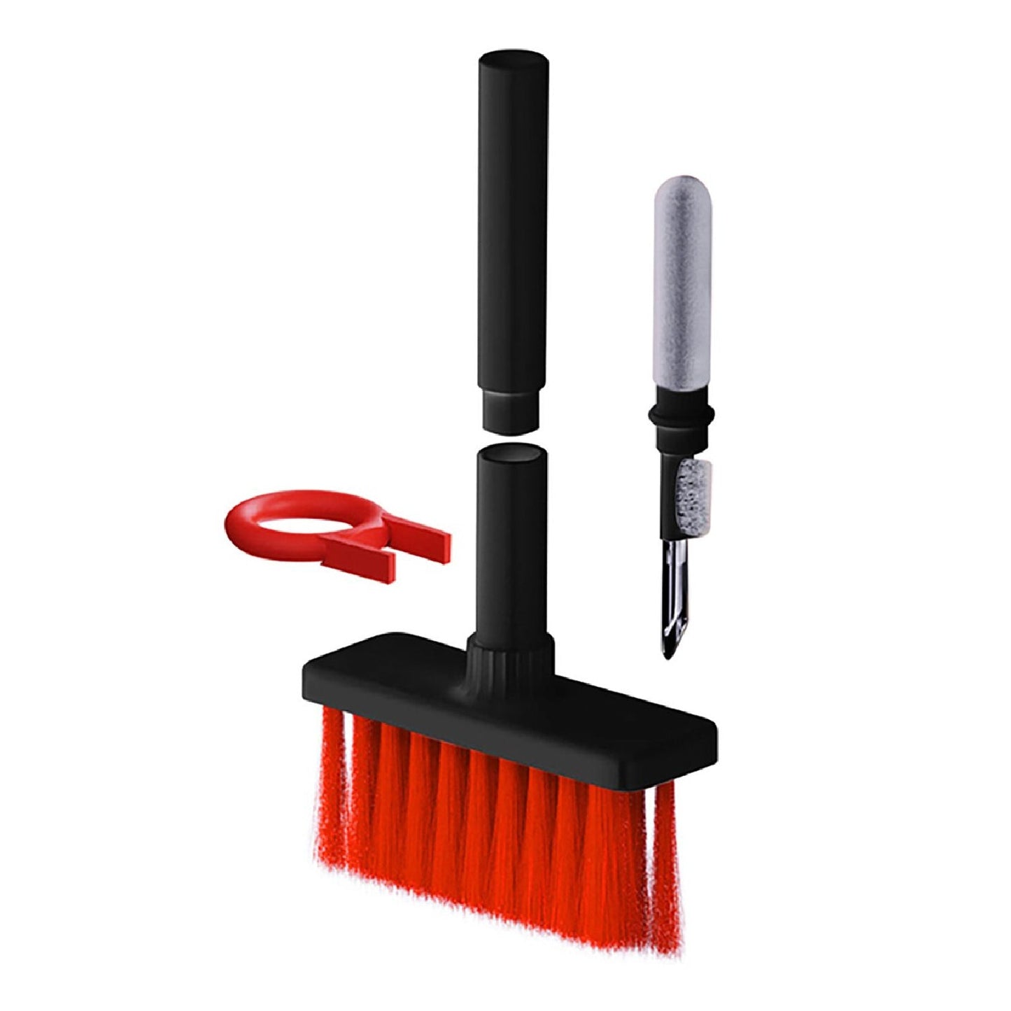 5 - in - 1 Keyboard & Laptop Cleaning Kit with Keycap Puller | Multi - Function Computer Dust Cleaning Brush for PC, Earbuds & Gadgets - Grandsell