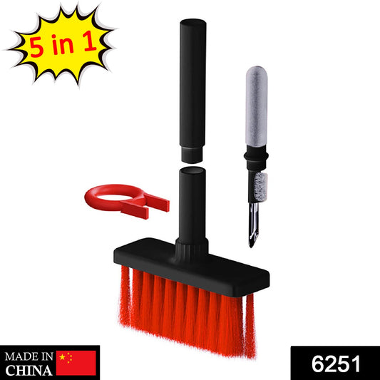 5 in1 Multi - function Soft Dust Clean Bush For Computer Cleaning With Corner Gap Duster Keycap Puller Remover For Gamer Pc - Grandsell