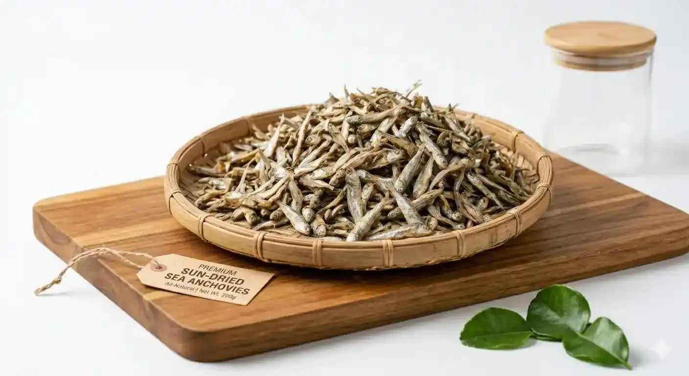 Premium sun-dried anchovies