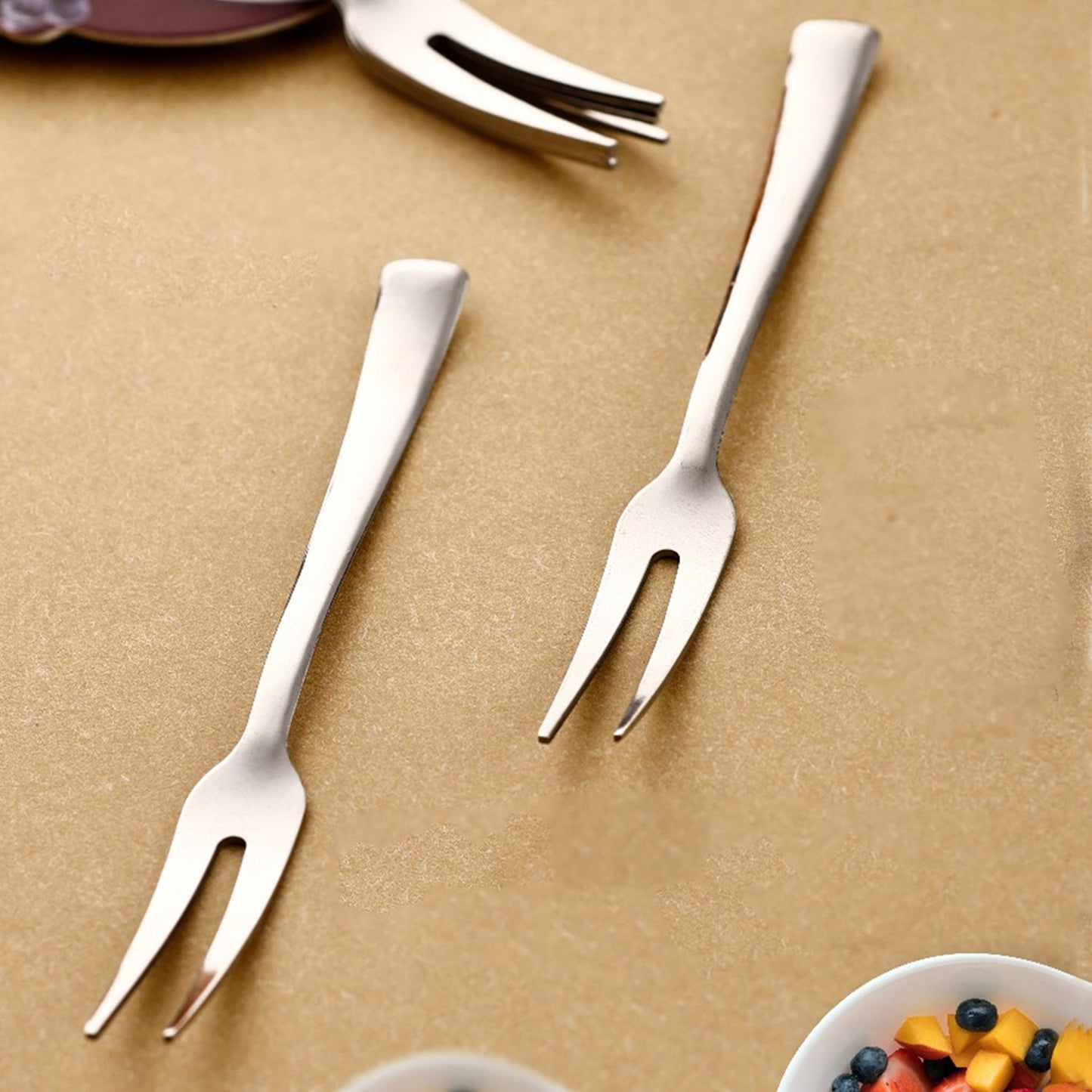 Apex 6 In 1 Stainless Steel Fruit Fork (1 Set) - Grandsell