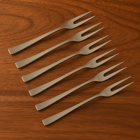 Apex 6 In 1 Stainless Steel Fruit Fork (1 Set) - Grandsell