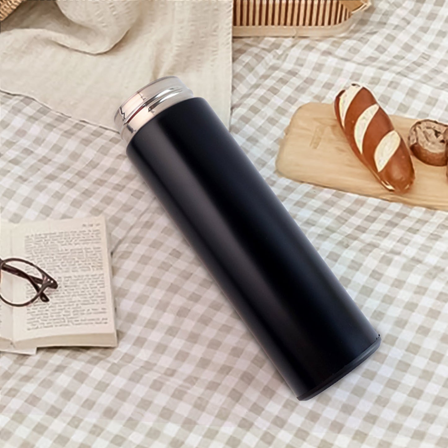 Black Vacuum Insulated Water Bottle (1 Pc 500ml) - Grandsell
