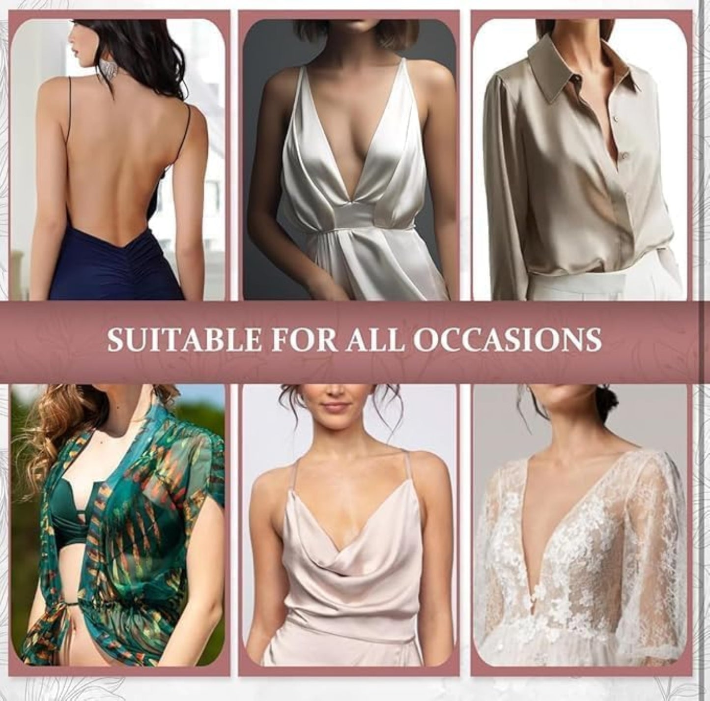 Breast Nipple Covers for Women – Invisible Reusable Pasties - Grandsell