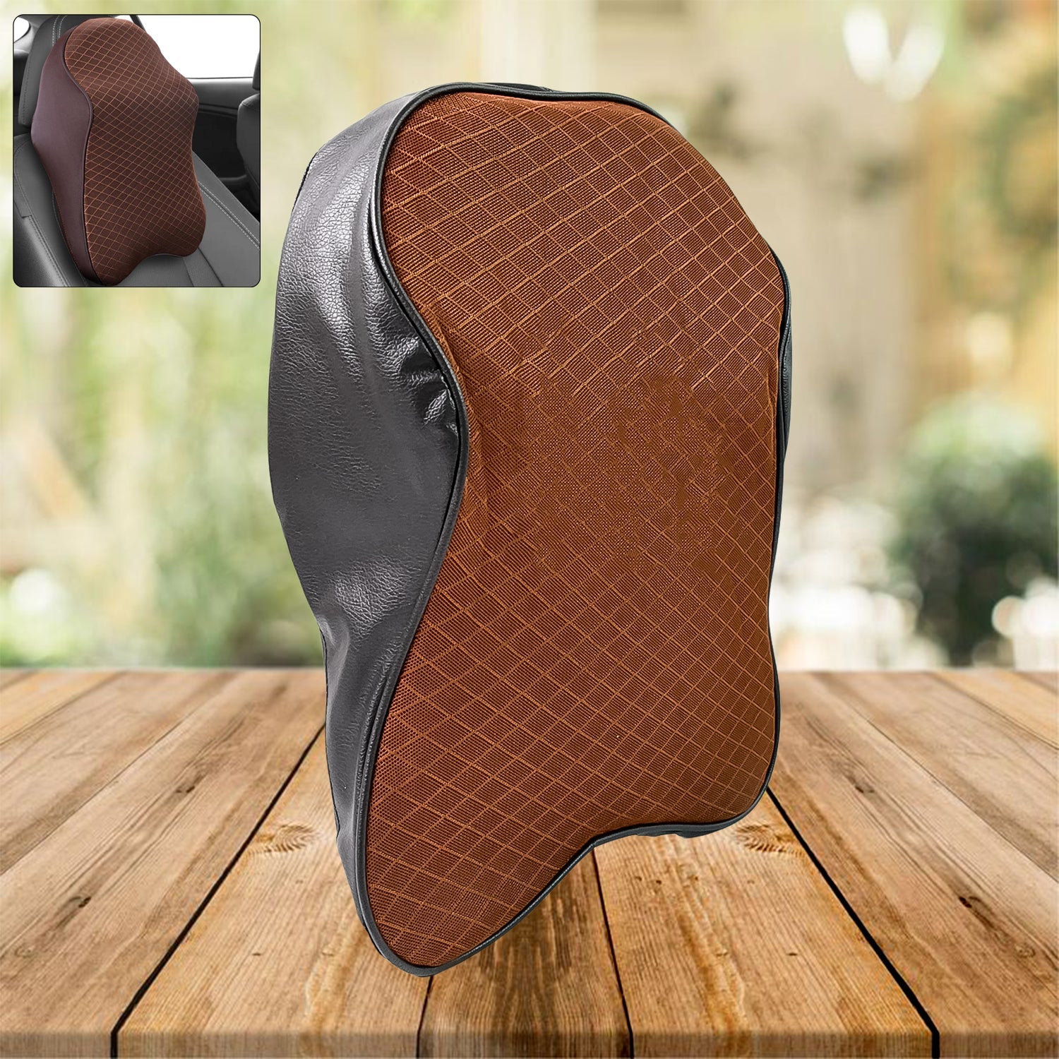 Car Neck Pillow Car Neck Headrest Pillow Memory Foam Car Accessories Cushion Car Seat Head Support Neck Protector Car Seat Neck Pillowfor Driving (1 Pc) - Grandsell